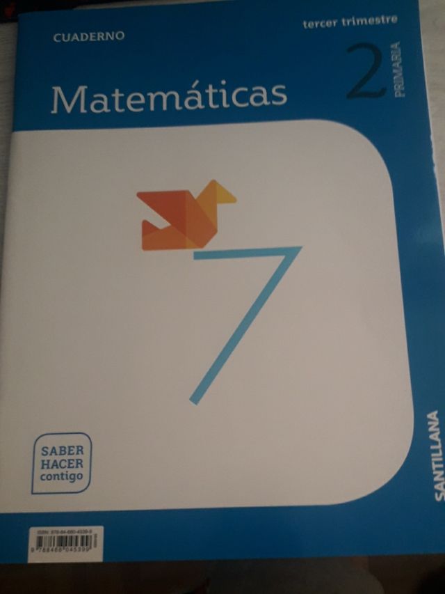 Cuadernillo de Matematicas de 2° de primaria