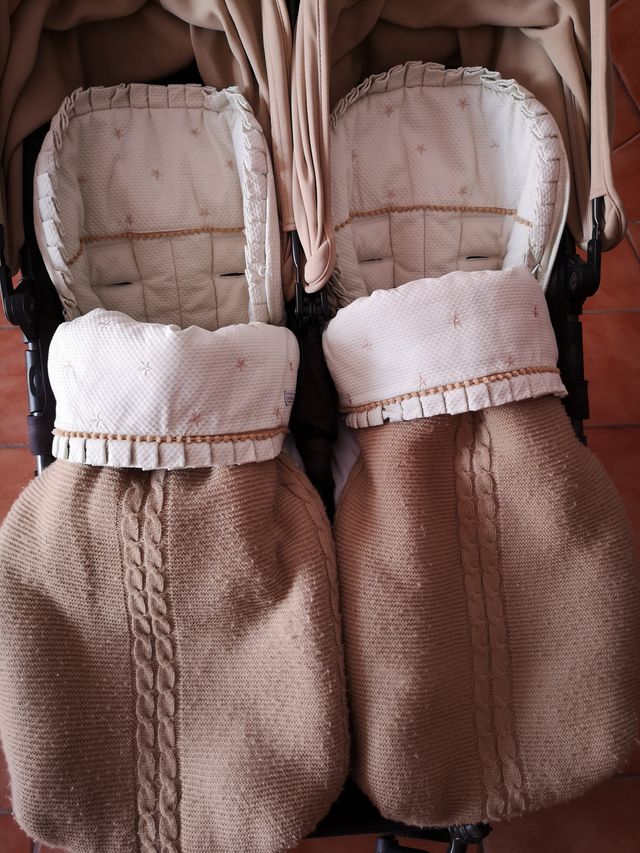 Sacos silla gemelar