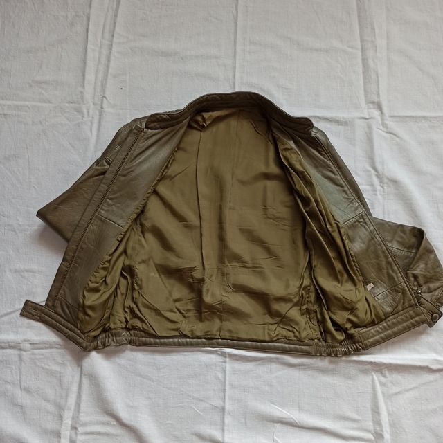 Conjunto vintage falda + americana cuero