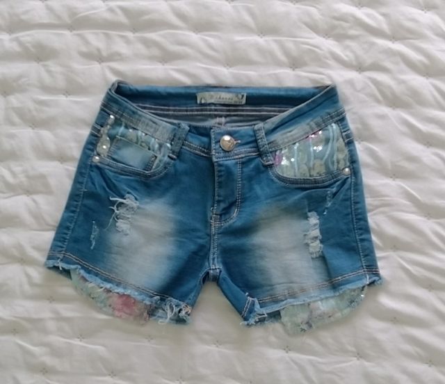 Short Estampado y Lentejuelas