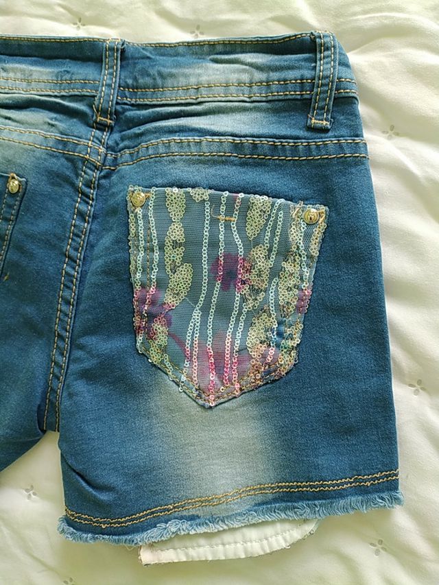 Short Estampado y Lentejuelas