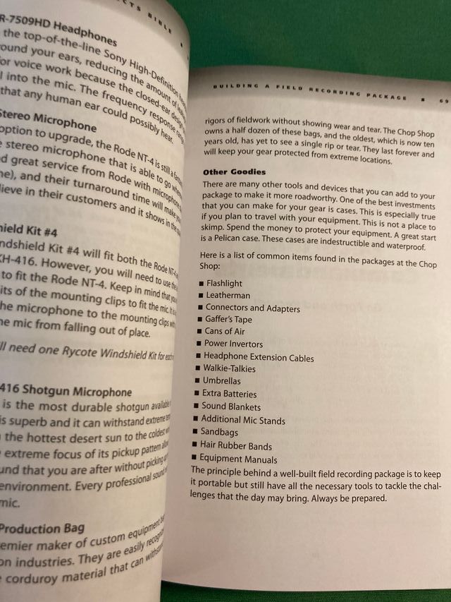 Lote 3 libros técnica de sonido y TV (en ingles)