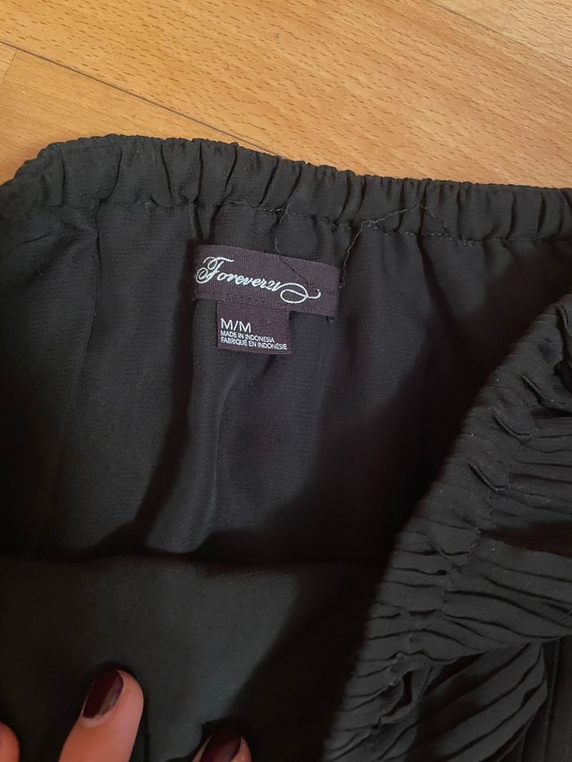 Vestido sin tirantes de Forever 21