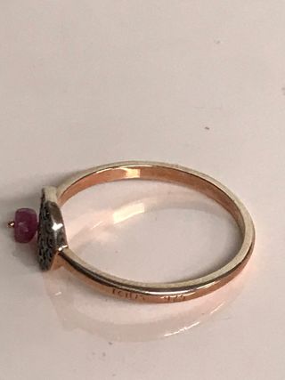 ANILLO TOUS VERMEIL ROSA MOTIF PAZ