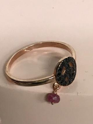 ANILLO TOUS VERMEIL ROSA MOTIF PAZ