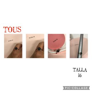 ANILLO TOUS VERMEIL ROSA MOTIF PAZ