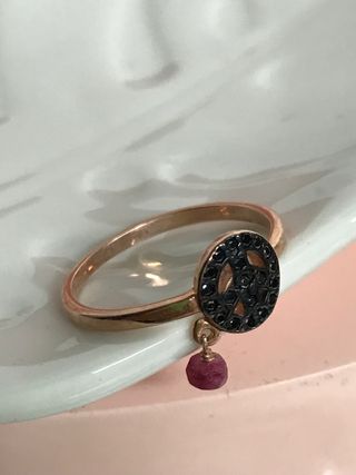ANILLO TOUS VERMEIL ROSA MOTIF PAZ