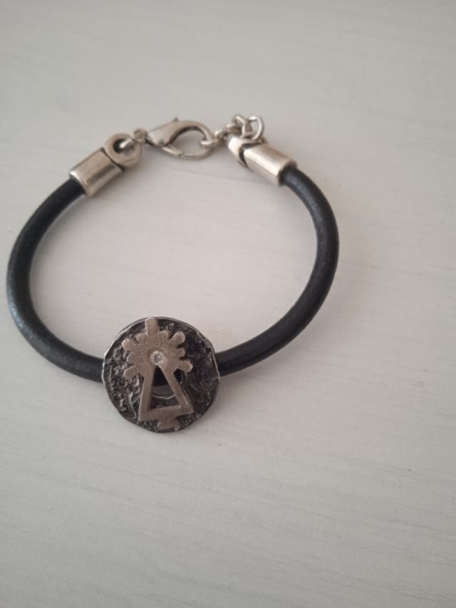 pulsera plata,Virgen del Pilar