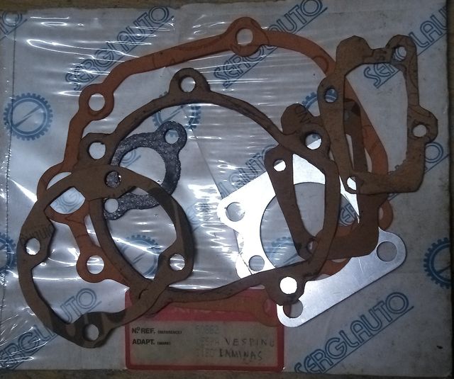 SOBRE JUNTAS.Derbi. Vespino. Ducati 49. Mobylette.