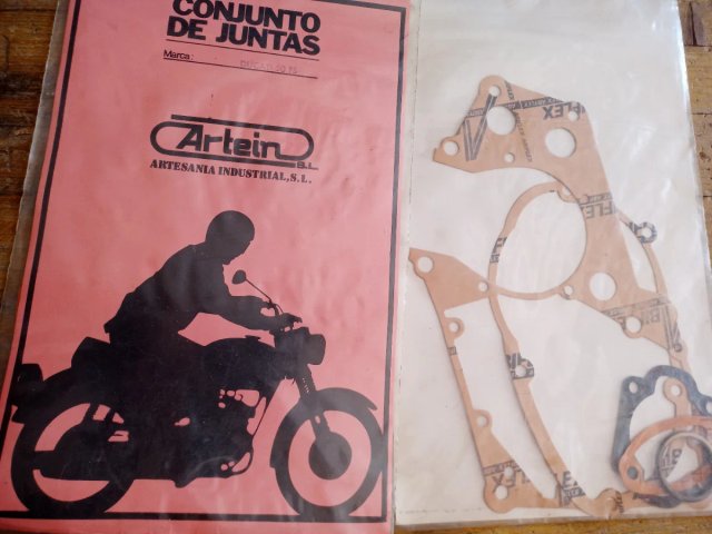 JUNTAS. Derbi. Vespino. Ducati 48 y 50. Mobylette.