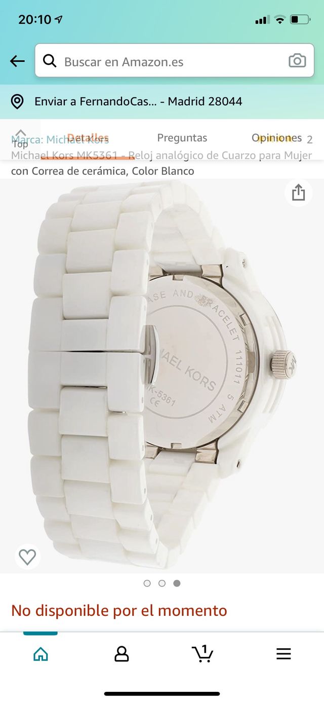 Reloj Michael Kors Ceramic Runway Wacht