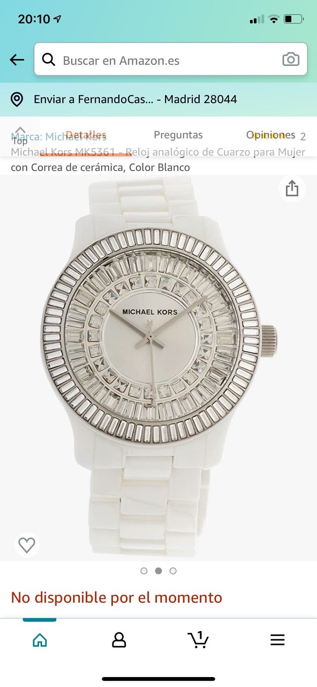Reloj Michael Kors Ceramic Runway Wacht