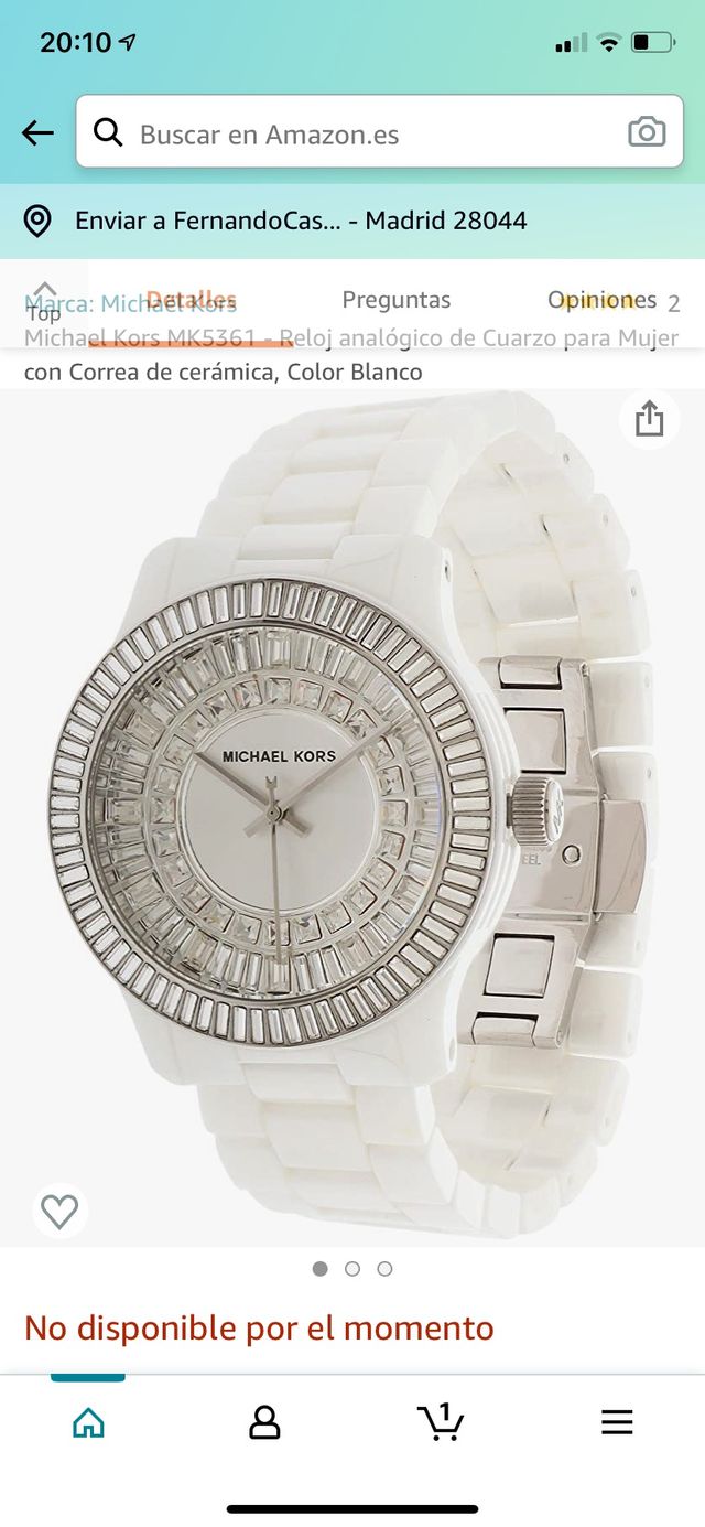 Reloj Michael Kors Ceramic Runway Wacht