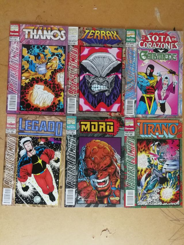 poderes cosmicos 1 a 6 completa