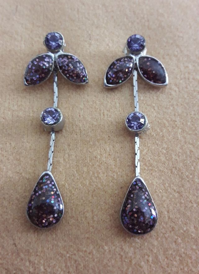 Pendientes Pedrería Multicolor