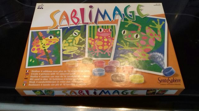 Juegos para manualidades de arena de colores