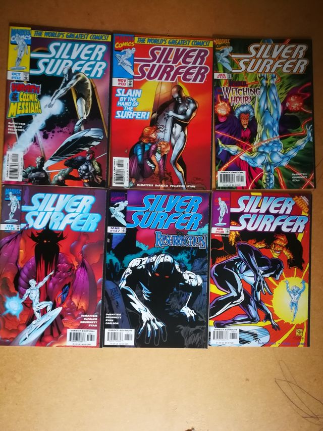 silver surfer minus 1, 123 a 138 LEER
