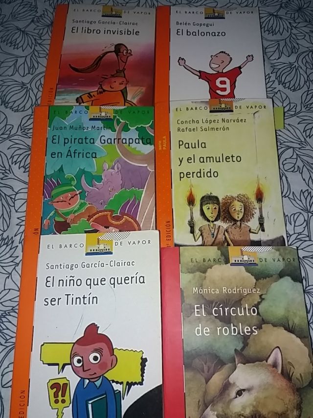 Libros lectura Barco de Vapor