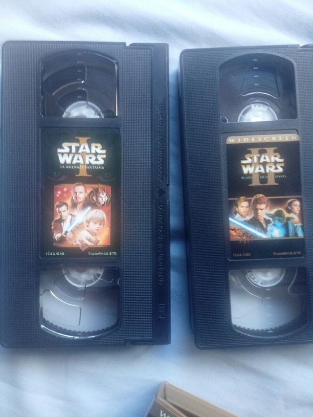 Pacchetto VHS degli episodi 1 e 2 di Star Wars