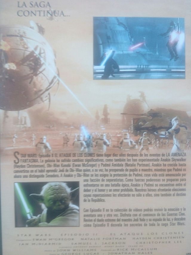 Pacchetto VHS degli episodi 1 e 2 di Star Wars