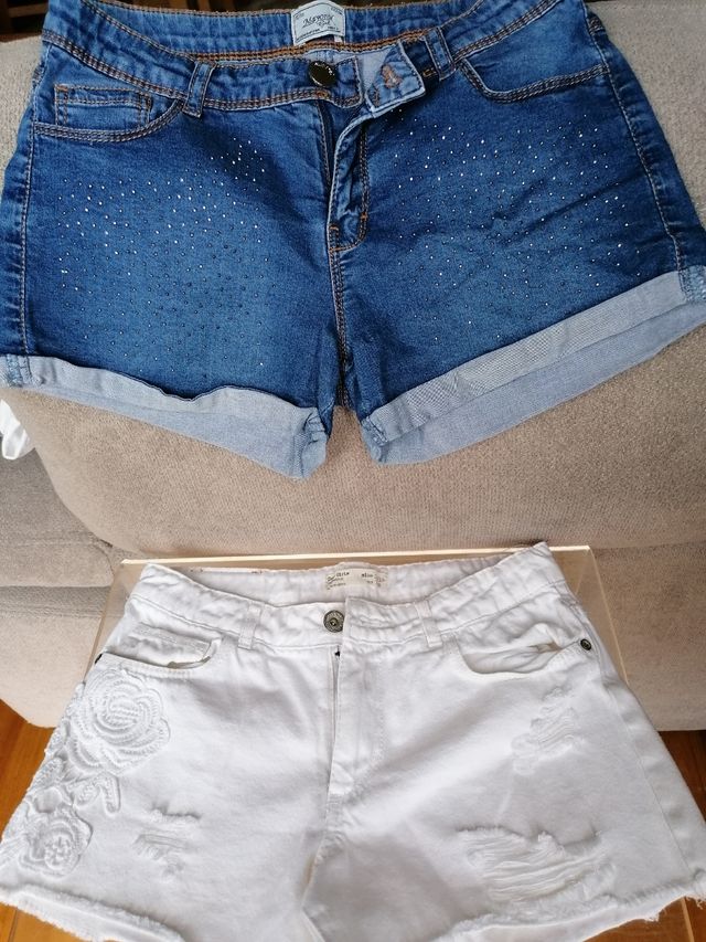 Pantalón vaquero corto niña Zara