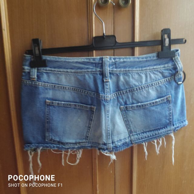 MINI FALDA VAQUERA 