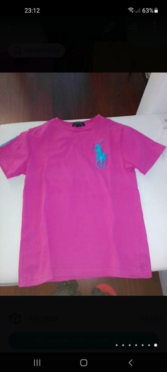 Camiseta ralph lauren talla 10 años