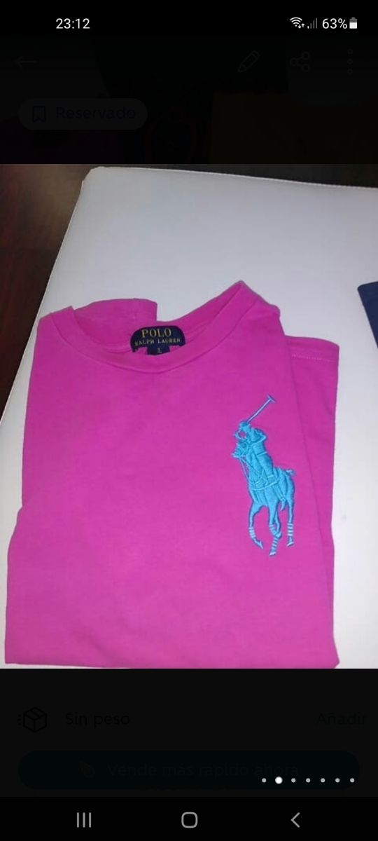 Camiseta ralph lauren talla 10 años