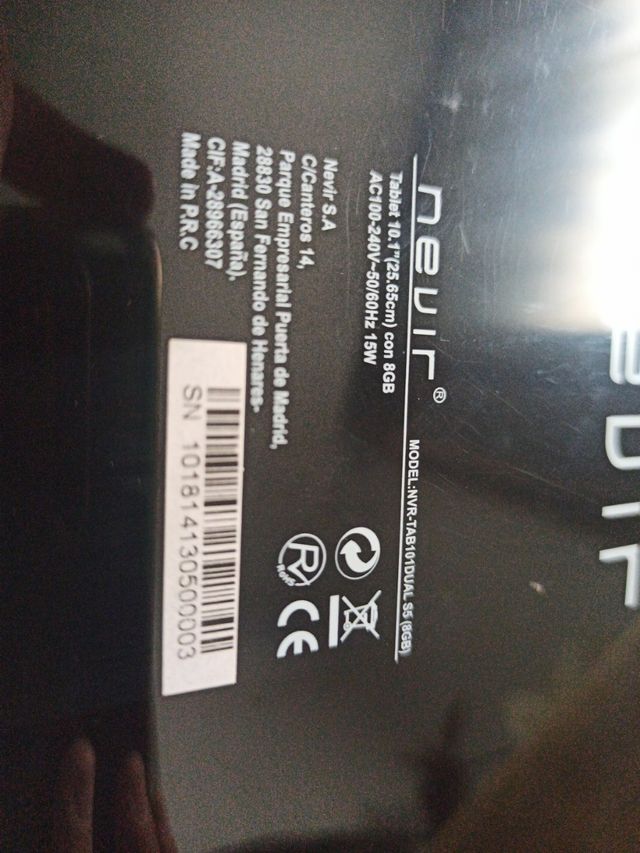Tablet Nevir 10'1" 8GB