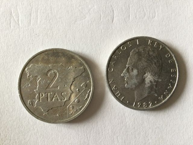 Monedas de 2 pesetas