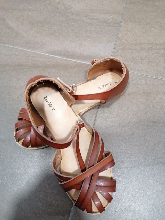 sandalias número  31