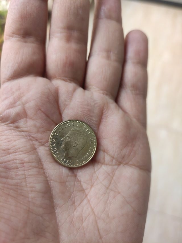 moneda de 1 peseta de 1975