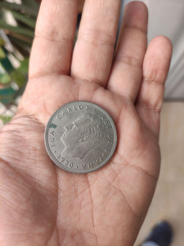 moneda 100 pesetas año 1980