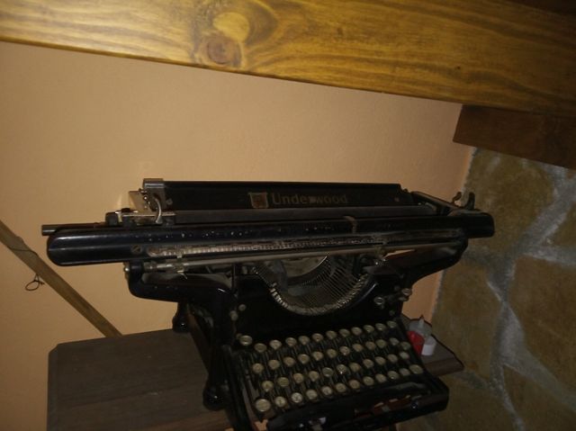 Máquina de escribir.
