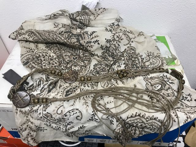 Blusa palabra de honor BERSHKA, talla M