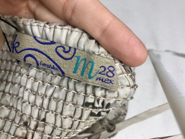 Blusa palabra de honor BERSHKA, talla M