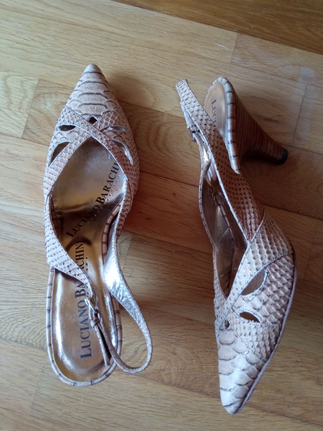 zapatos tacón como nuevos 40