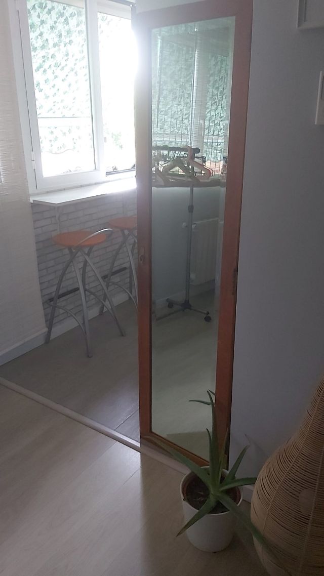 Espejo puerta antigua