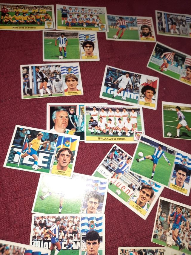 Cromos liga 86/87
