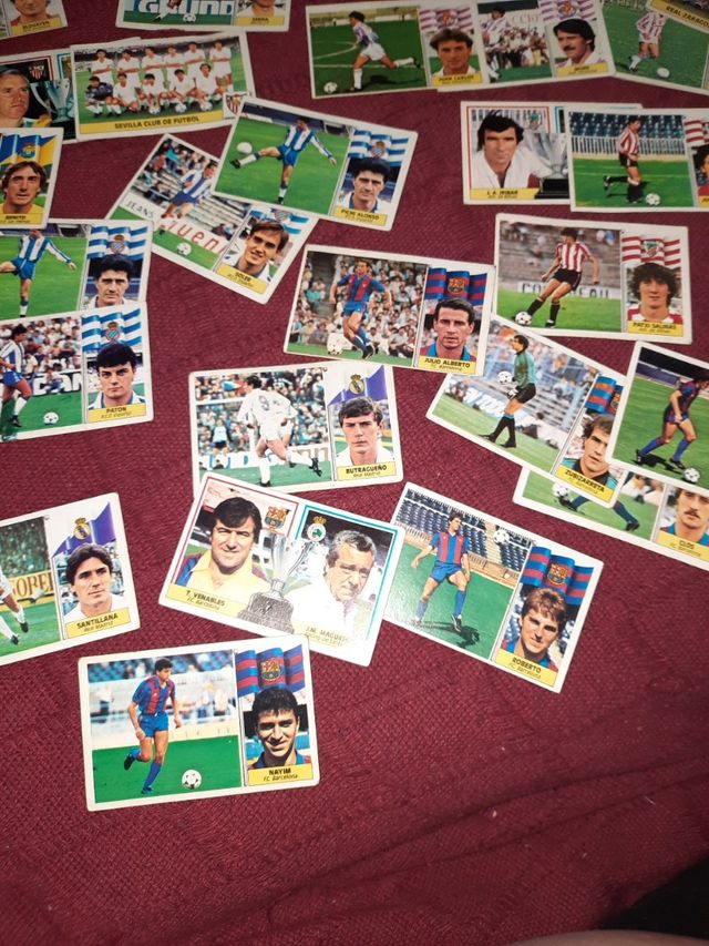 Cromos liga 86/87