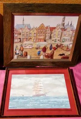 Gratis!(Mira descripcion) 2 Cuadros echos a mano