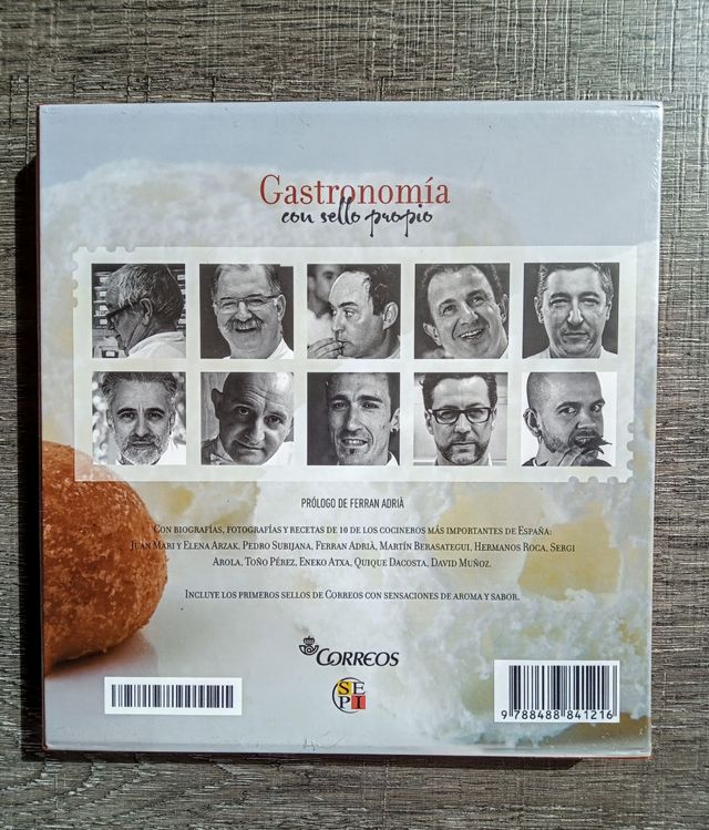 LIBRETTO DI FRANCOBOLLI DELLA GASTRONOMIA SPAGNOLA