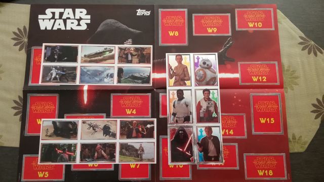 ÁLBUM EL DESPERTAR DE LA FUERZA STAR WARS COMPLETO