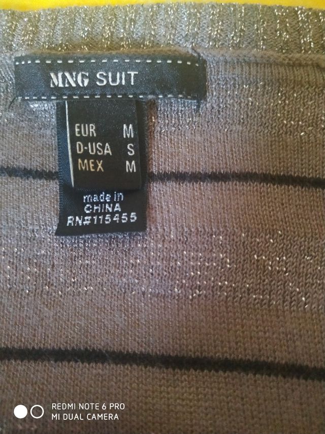 Suéter de tirantes, talla M