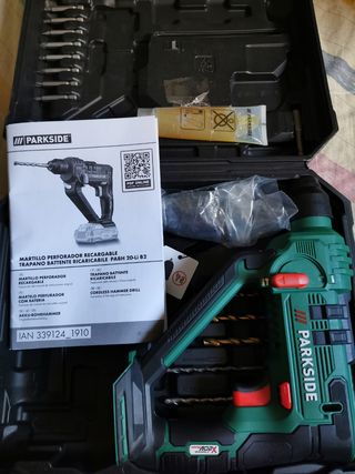 Martillo Perforador Recargable Parkside 20V, Nueva de segunda mano por 70  EUR en Madrid en WALLAPOP