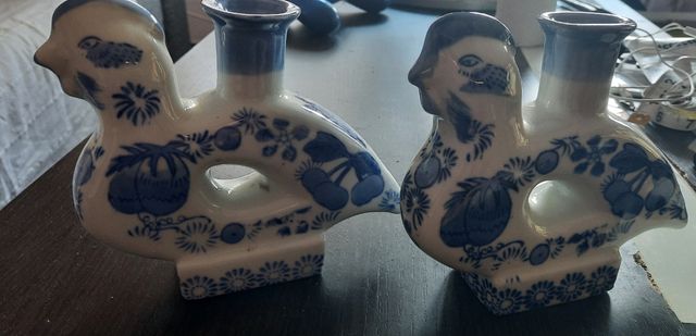 Candelabros de cerámica antiguos de segunda mano por 15 € en Madrid en