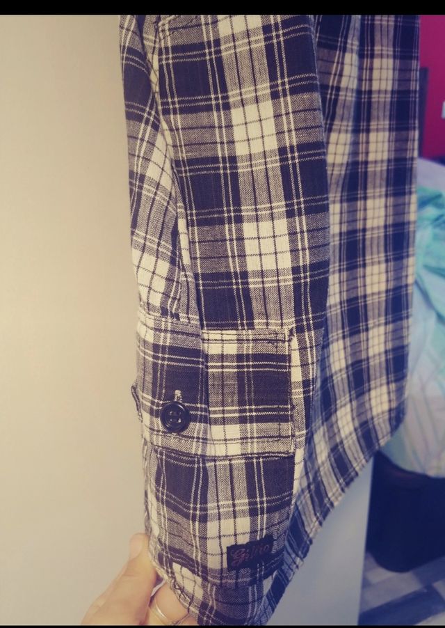 Peto bolsillos cuadros