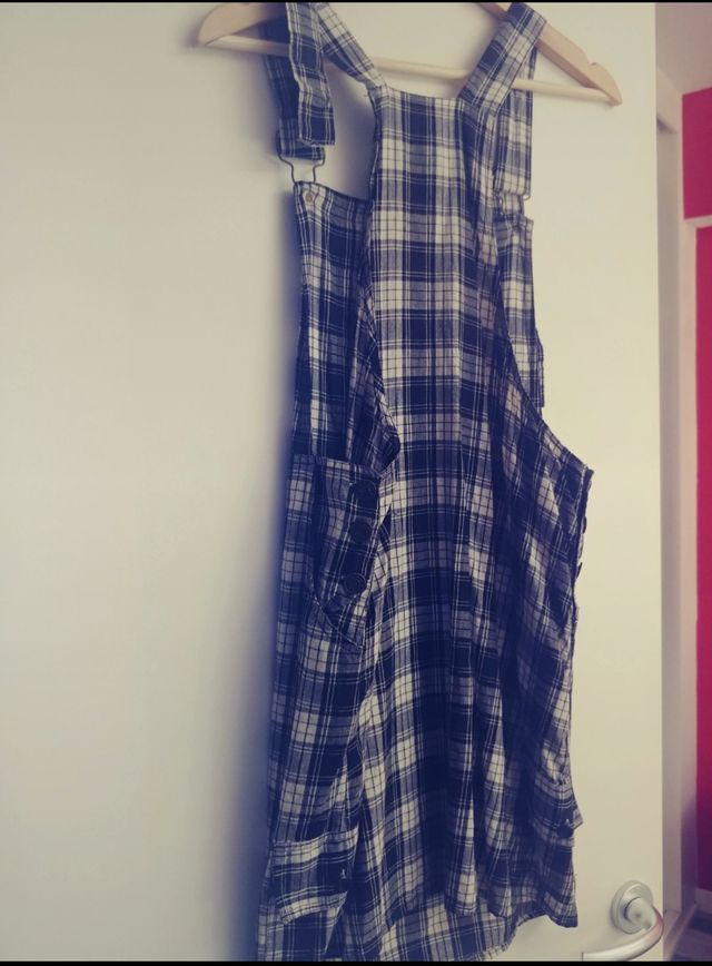 Peto bolsillos cuadros