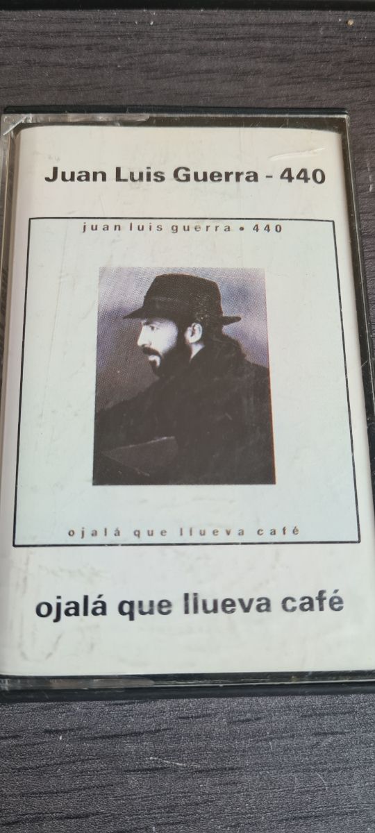 CASSETE JUAN LUIS GUERRA Ojalá que llueva cafe