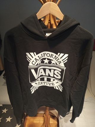 sudadera vans mujer gris
